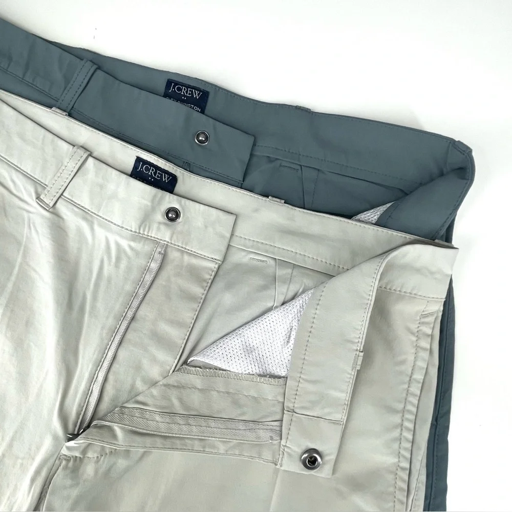 J. Crew Men’s Flex Rivington Flat Front Shorts Sz 33 10” Inseam Bundle of 2 Pair